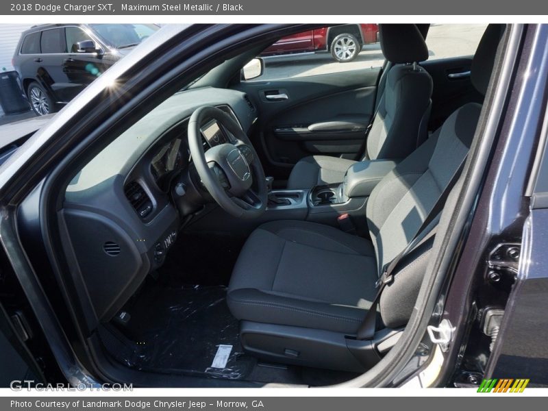 Maximum Steel Metallic / Black 2018 Dodge Charger SXT
