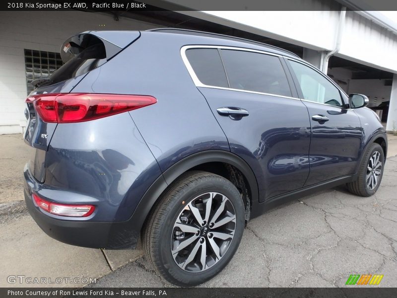 Pacific Blue / Black 2018 Kia Sportage EX AWD