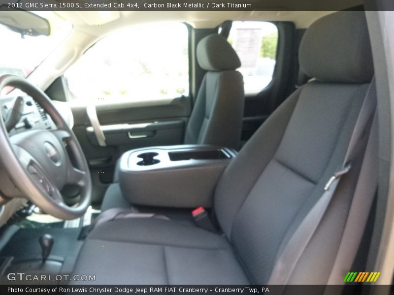Carbon Black Metallic / Dark Titanium 2012 GMC Sierra 1500 SL Extended Cab 4x4