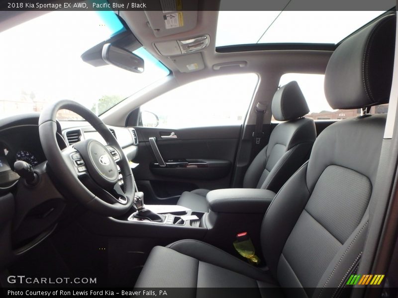 Front Seat of 2018 Sportage EX AWD