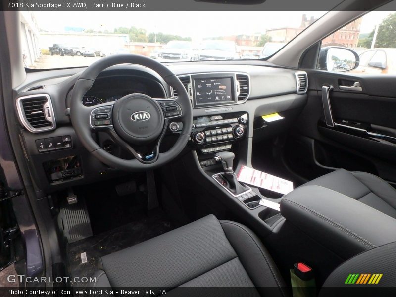  2018 Sportage EX AWD Black Interior