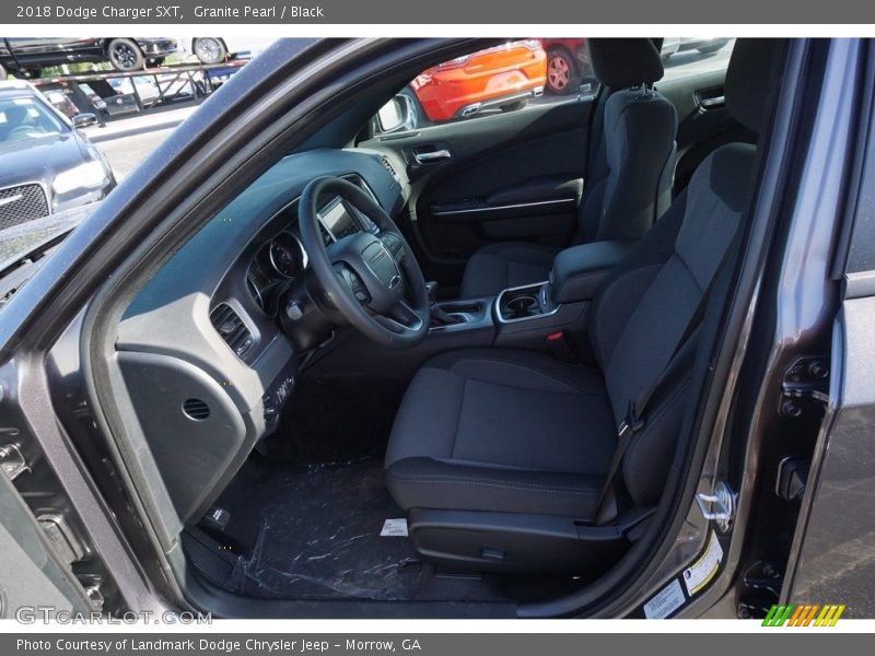 Granite Pearl / Black 2018 Dodge Charger SXT