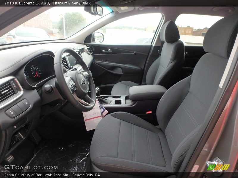 Titanium Silver / Black 2018 Kia Sorento LX AWD