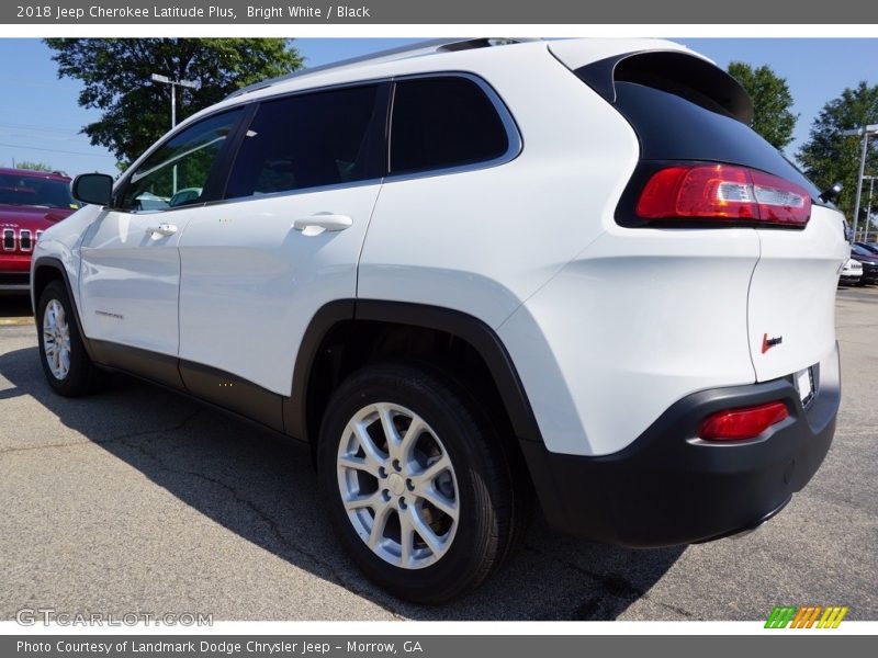 Bright White / Black 2018 Jeep Cherokee Latitude Plus