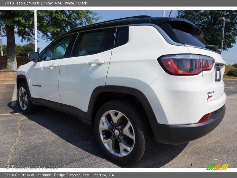 White / Black 2018 Jeep Compass Limited 4x4
