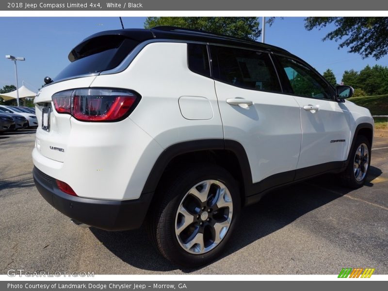White / Black 2018 Jeep Compass Limited 4x4