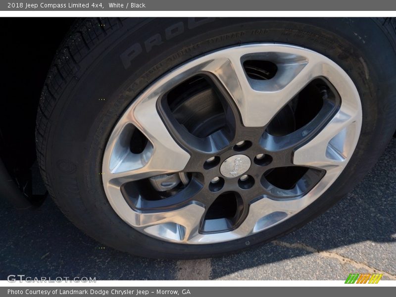 White / Black 2018 Jeep Compass Limited 4x4