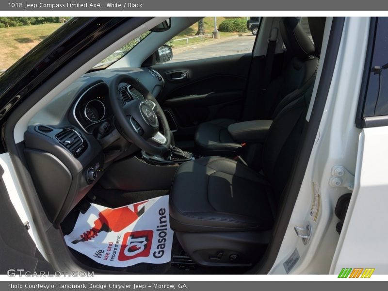 White / Black 2018 Jeep Compass Limited 4x4