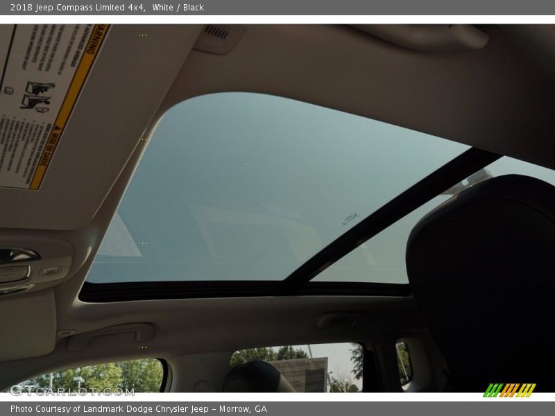 White / Black 2018 Jeep Compass Limited 4x4