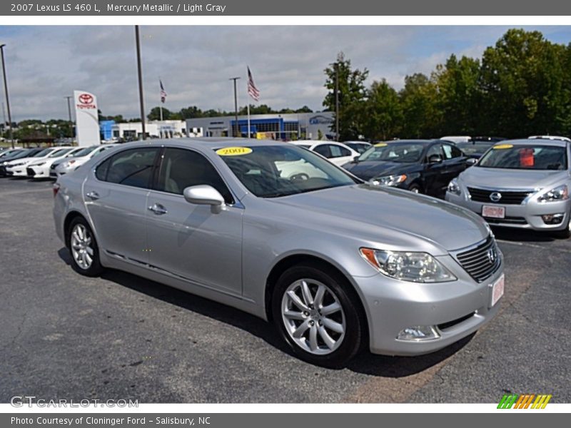 Mercury Metallic / Light Gray 2007 Lexus LS 460 L