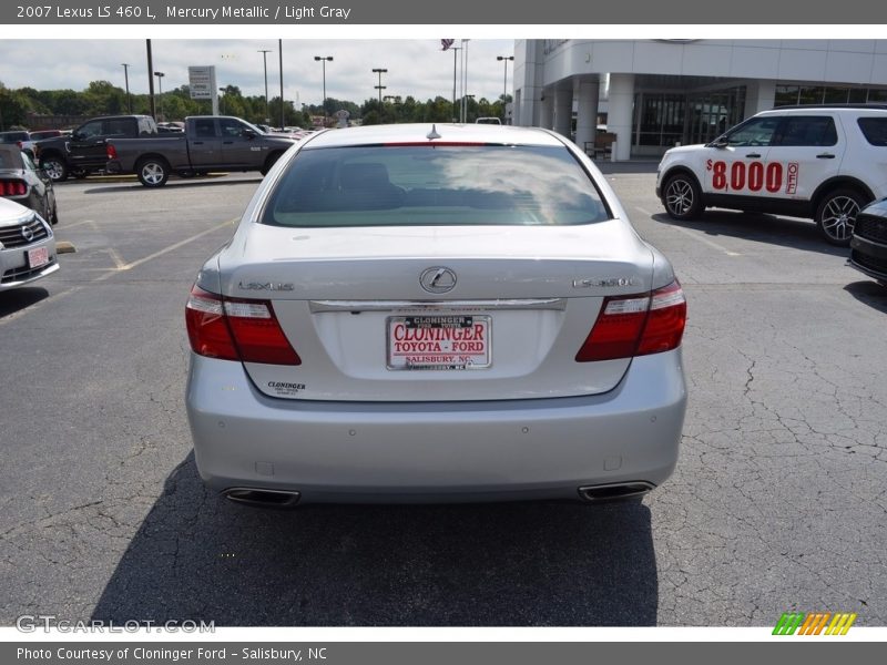 Mercury Metallic / Light Gray 2007 Lexus LS 460 L