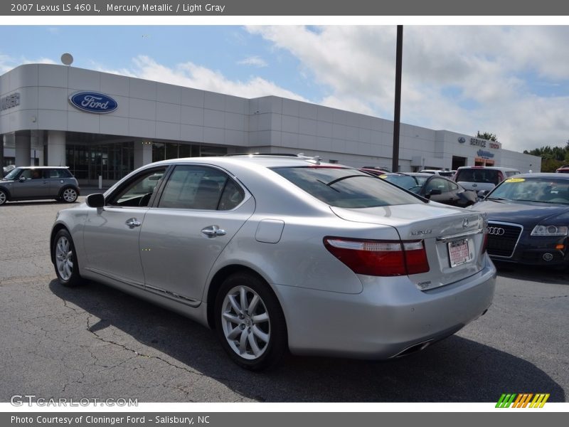 Mercury Metallic / Light Gray 2007 Lexus LS 460 L