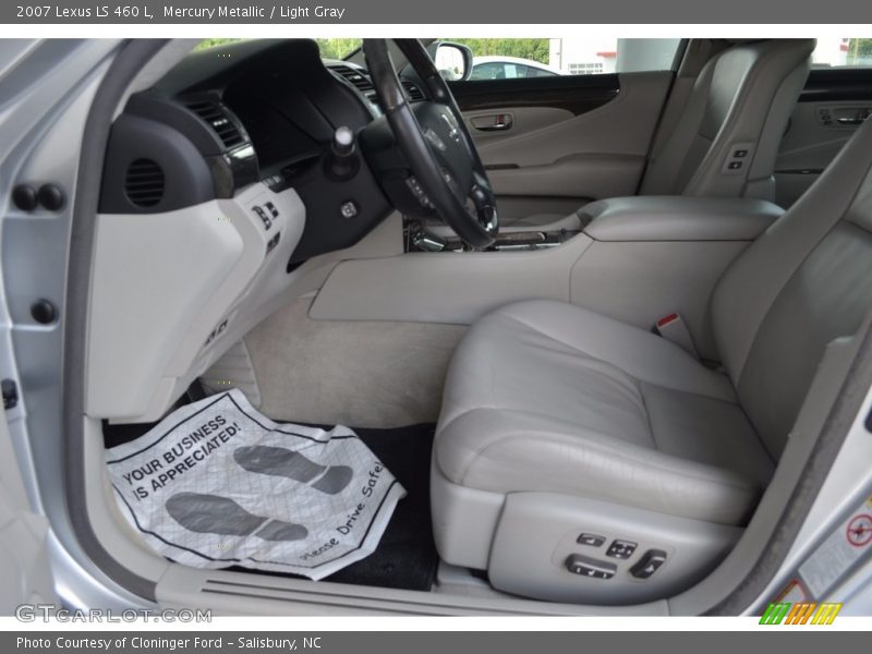 Mercury Metallic / Light Gray 2007 Lexus LS 460 L