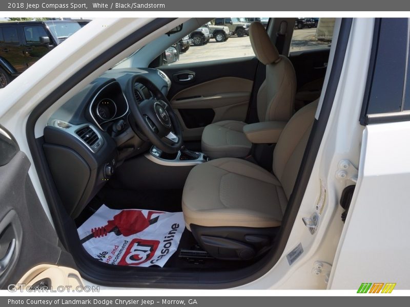 White / Black/Sandstorm 2018 Jeep Compass Sport