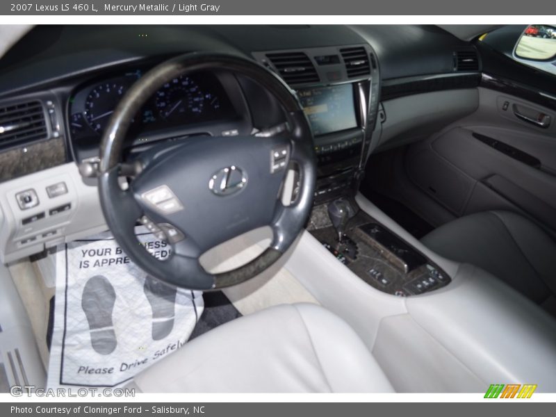 Mercury Metallic / Light Gray 2007 Lexus LS 460 L