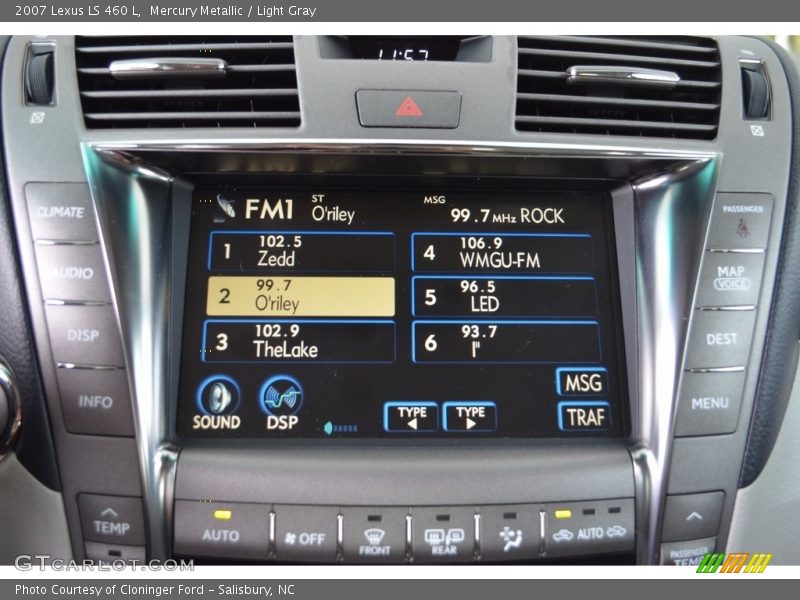 Mercury Metallic / Light Gray 2007 Lexus LS 460 L