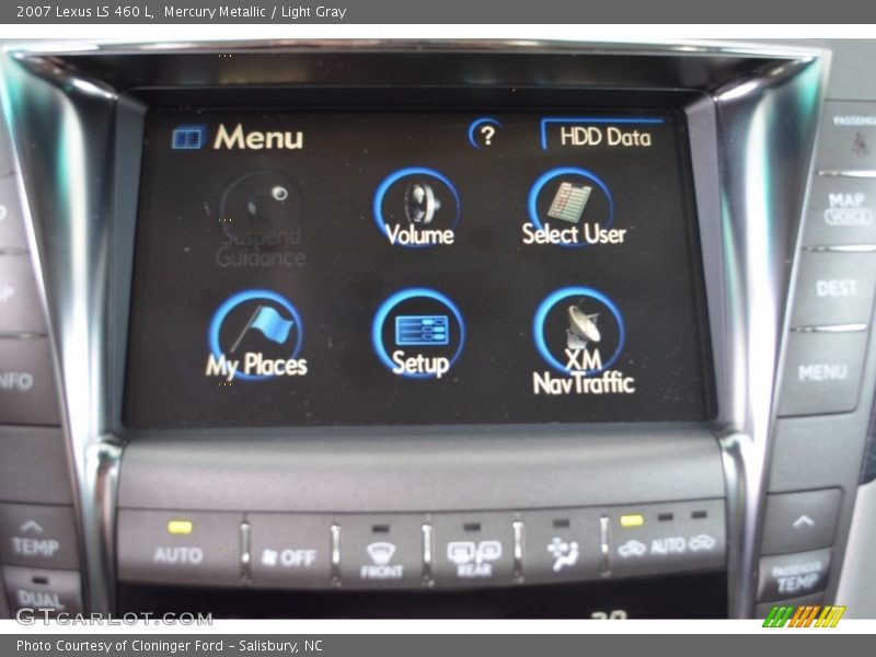 Mercury Metallic / Light Gray 2007 Lexus LS 460 L