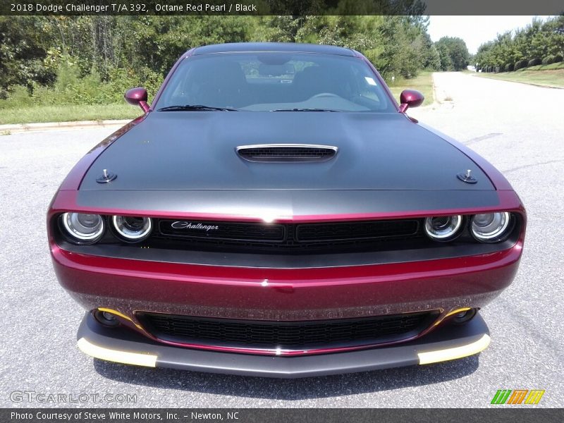 Octane Red Pearl / Black 2018 Dodge Challenger T/A 392