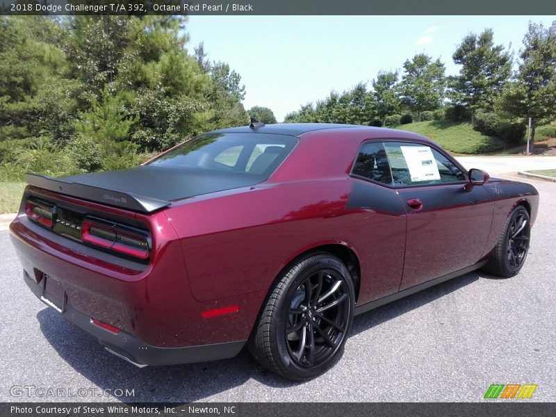 Octane Red Pearl / Black 2018 Dodge Challenger T/A 392