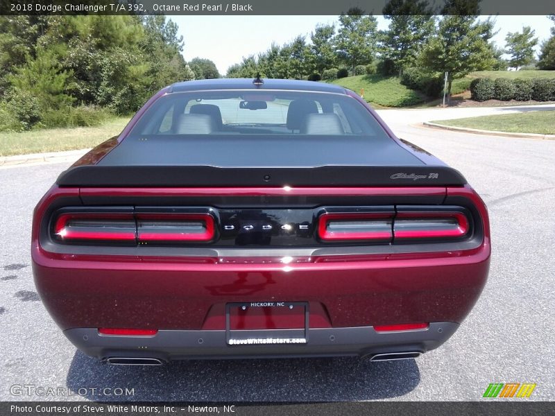 Octane Red Pearl / Black 2018 Dodge Challenger T/A 392