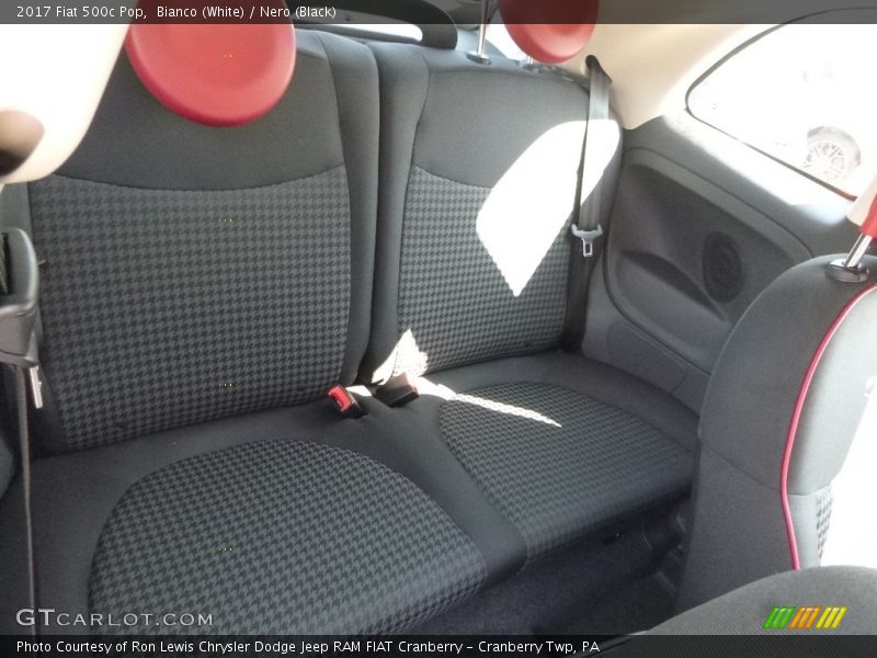 Bianco (White) / Nero (Black) 2017 Fiat 500c Pop