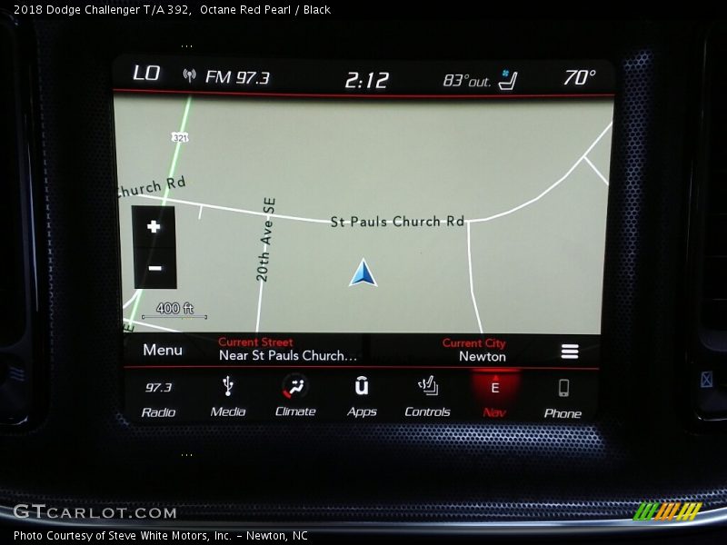 Octane Red Pearl / Black 2018 Dodge Challenger T/A 392