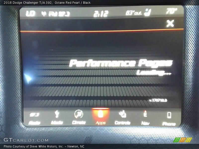 Octane Red Pearl / Black 2018 Dodge Challenger T/A 392