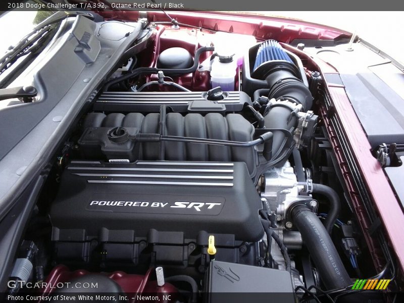 Octane Red Pearl / Black 2018 Dodge Challenger T/A 392