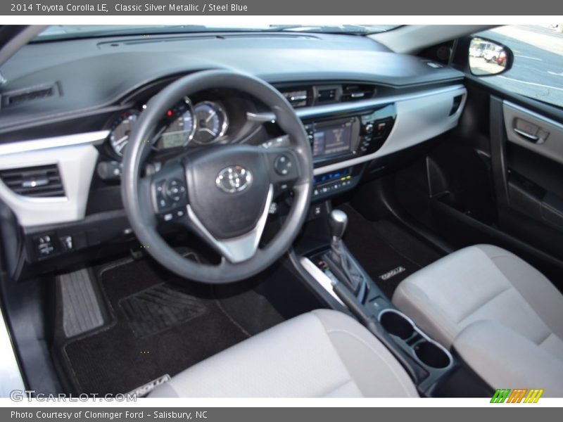 Classic Silver Metallic / Steel Blue 2014 Toyota Corolla LE