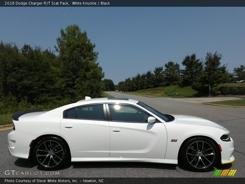 White Knuckle / Black 2018 Dodge Charger R/T Scat Pack