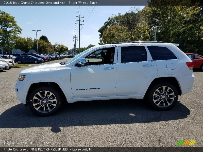 Bright White / Black 2018 Jeep Grand Cherokee Overland 4x4