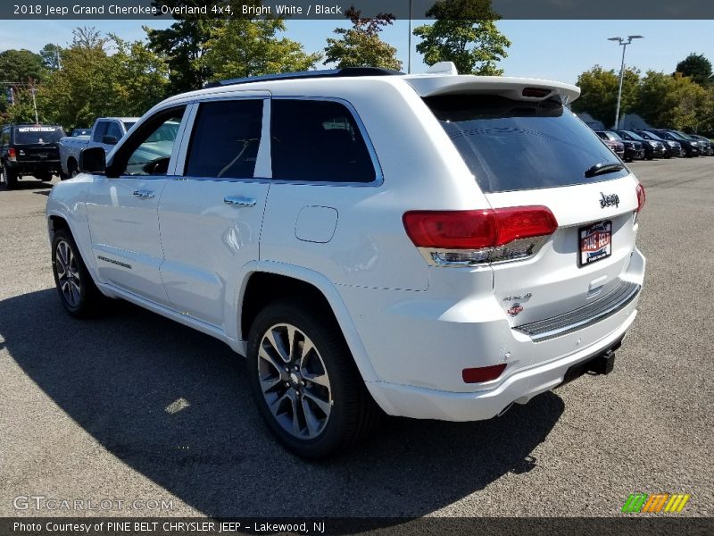 Bright White / Black 2018 Jeep Grand Cherokee Overland 4x4