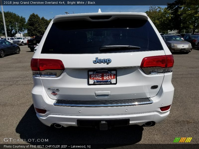Bright White / Black 2018 Jeep Grand Cherokee Overland 4x4