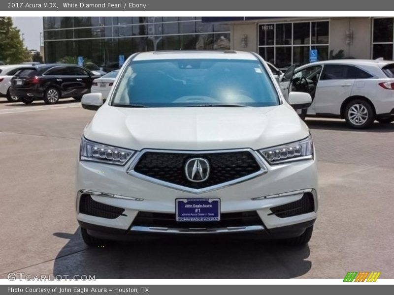 White Diamond Pearl / Ebony 2017 Acura MDX