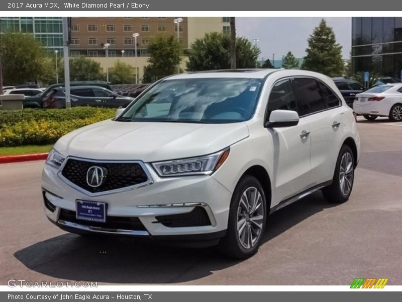 White Diamond Pearl / Ebony 2017 Acura MDX
