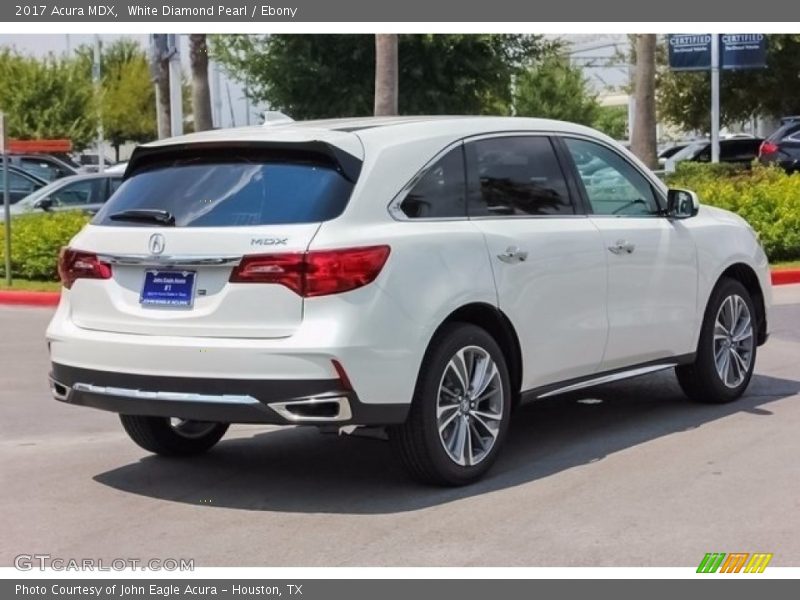 White Diamond Pearl / Ebony 2017 Acura MDX