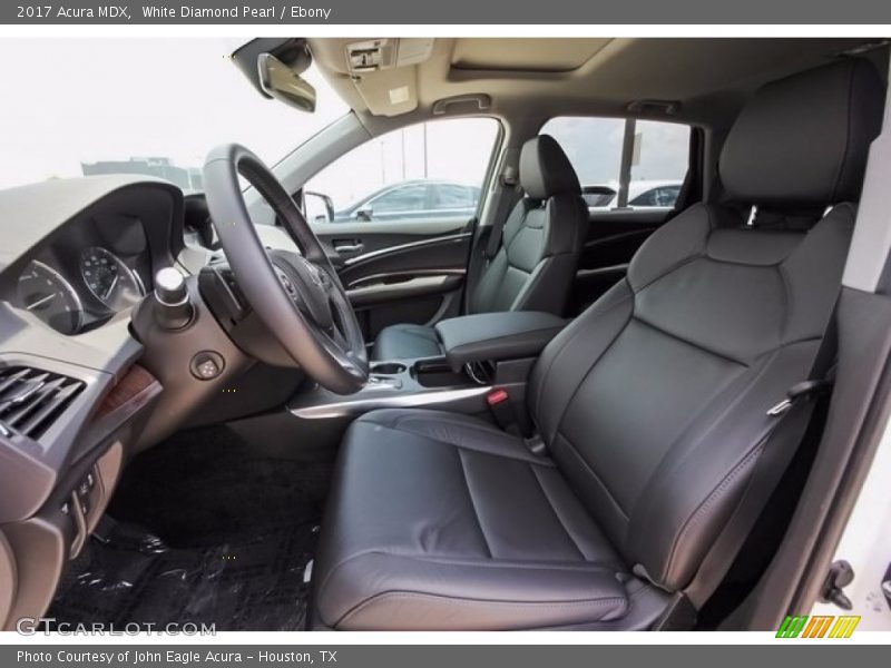 White Diamond Pearl / Ebony 2017 Acura MDX