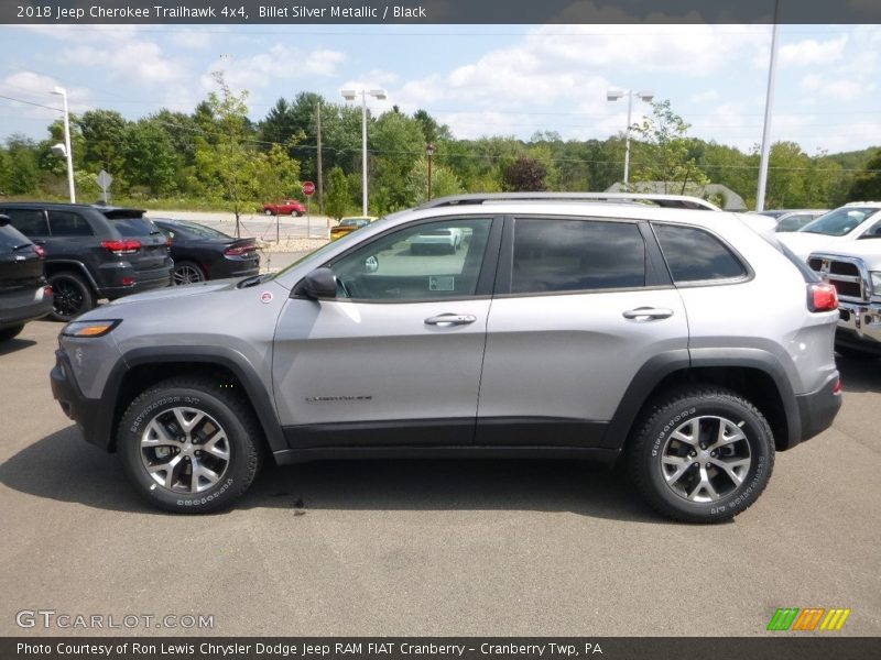Billet Silver Metallic / Black 2018 Jeep Cherokee Trailhawk 4x4