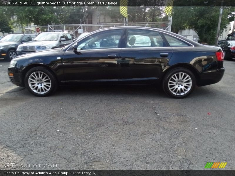 Cambridge Green Pearl / Beige 2006 Audi A6 3.2 quattro Sedan