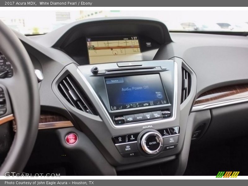 White Diamond Pearl / Ebony 2017 Acura MDX