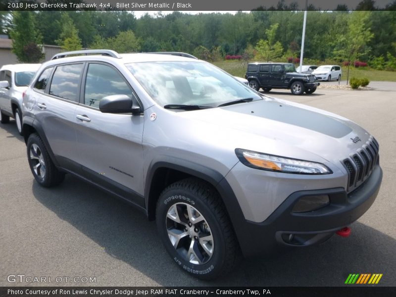Billet Silver Metallic / Black 2018 Jeep Cherokee Trailhawk 4x4