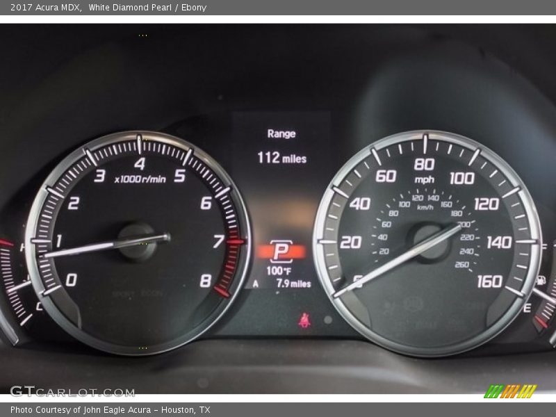White Diamond Pearl / Ebony 2017 Acura MDX