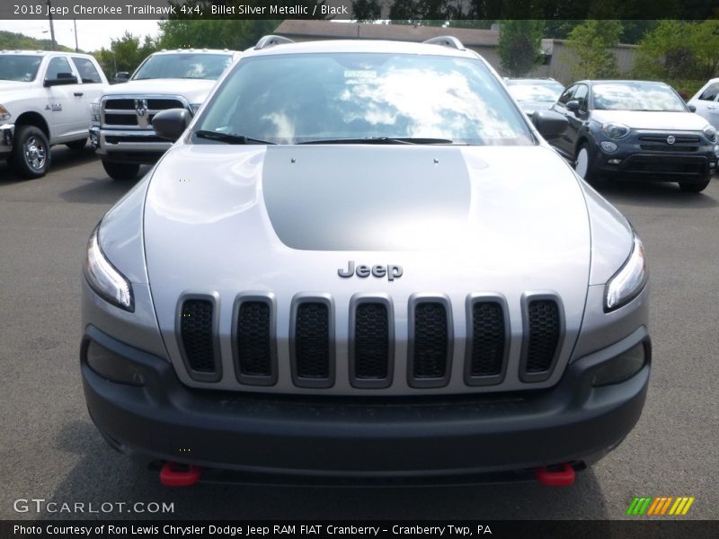 Billet Silver Metallic / Black 2018 Jeep Cherokee Trailhawk 4x4