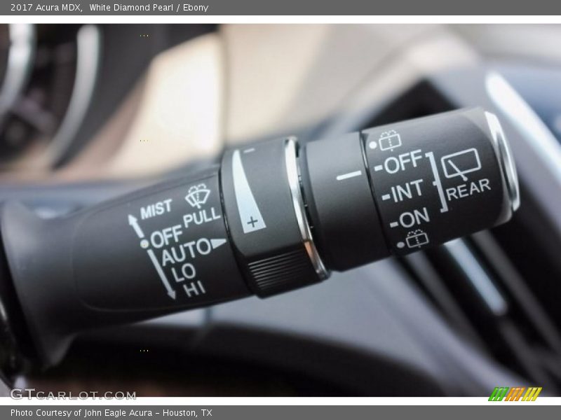 White Diamond Pearl / Ebony 2017 Acura MDX