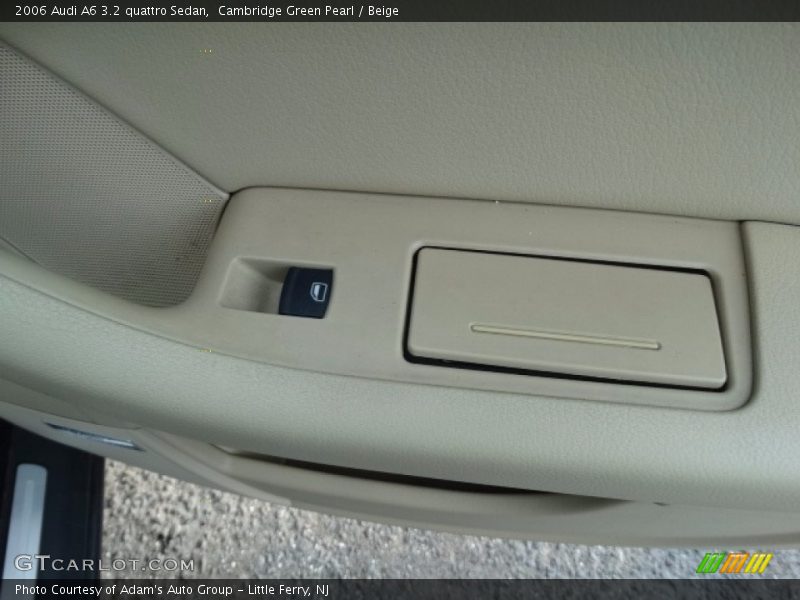 Cambridge Green Pearl / Beige 2006 Audi A6 3.2 quattro Sedan