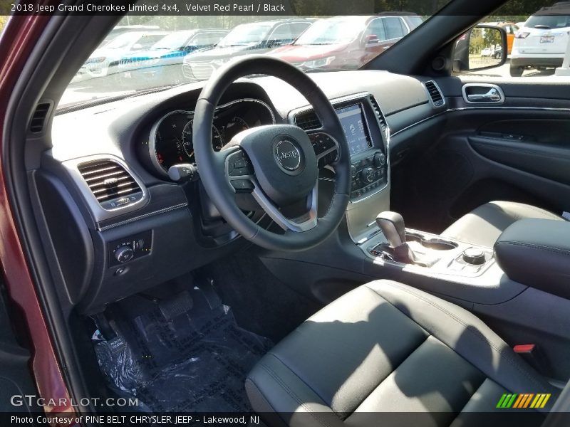 Velvet Red Pearl / Black 2018 Jeep Grand Cherokee Limited 4x4