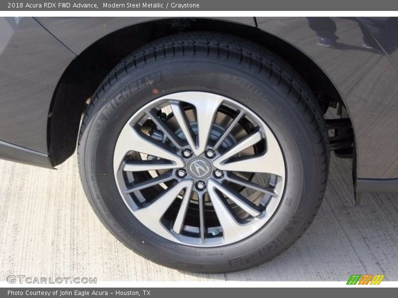 Modern Steel Metallic / Graystone 2018 Acura RDX FWD Advance