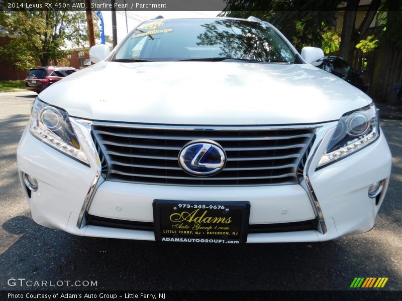 Starfire Pearl / Parchment 2014 Lexus RX 450h AWD
