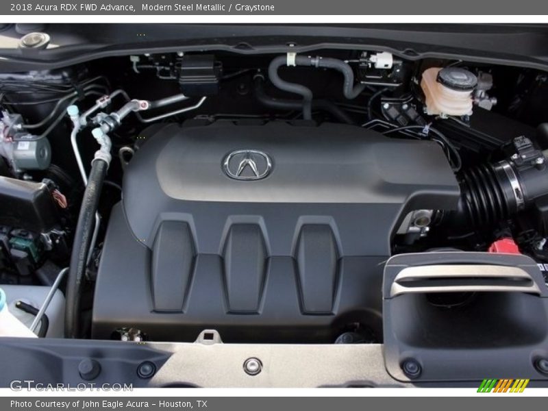 Modern Steel Metallic / Graystone 2018 Acura RDX FWD Advance