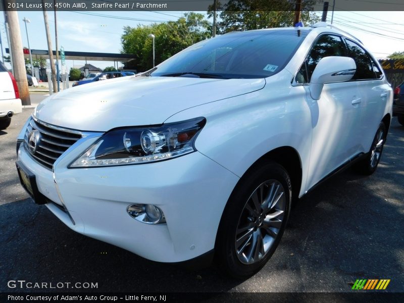 Starfire Pearl / Parchment 2014 Lexus RX 450h AWD